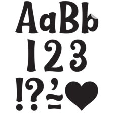 Black 4" Wild Whimsy Self-Adhesive Letters Combo Pack Black 4" Wild Whimsy Self-Adhesive Letters Combo Pack