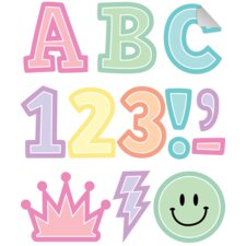 Pastel Pop 2" Bold Block Self-Adhesive Letters Uppercase Pastel Pop 2" Bold Block Self-Adhesive Letters Uppercase