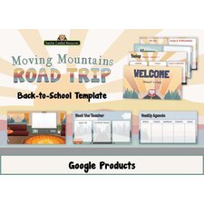 Moving Mountains Road Trip Back to School Template