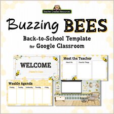 Buzzing Bees Back to School Template
