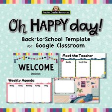 Oh Happy Day Back to School Template