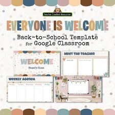 Everyone is Welcome Back to School Template