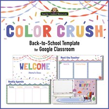 Color Crush Back to School Template