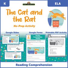 The Cat and the Rat - Reading Comprehension Activity Google Slides