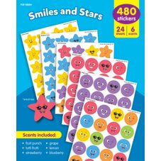 Smiles & Stars Smelly Stickers Variety Pack