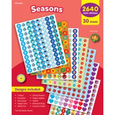Seasons Mini Stickers Variety Pack