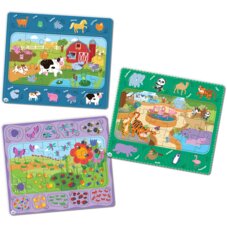 Wiggle Brain Tray Puzzles: Animals at Play