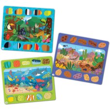 Wiggle Brain Tray Puzzles: Wildlife in Focus