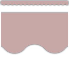 Light Mauve Scalloped Border Trim