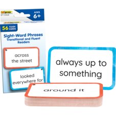 Sight-Word Phrases - Trasitional and Fluent Readers Flash Cards