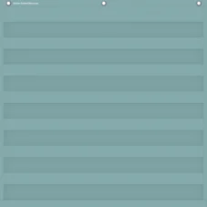 Calming Blue 7 Pocket Chart