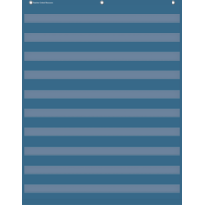 Slate Blue 10 Pocket Chart