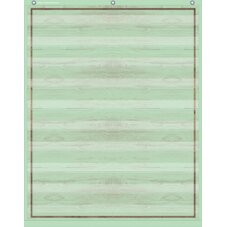 Mint Green Painted Wood 10 Pocket Chart