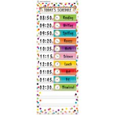 Confetti 14 Pocket Daily Schedule Pocket Chart