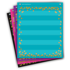 Confetti Colorful Magnetic Mini Pocket Charts