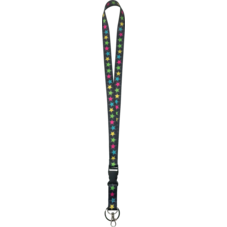 Chalkboard Brights Stars Lanyard