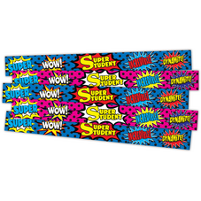 Superhero Super Student Slap Bracelets