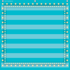 Light Blue Marquee 7 Pocket Chart