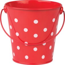 Red Polka Dots Bucket