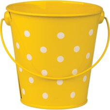 Yellow Polka Dots Bucket