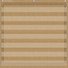 Burlap 7 Pocket Chart