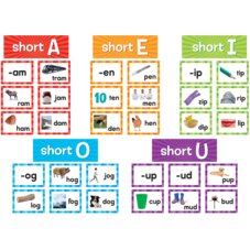 Short Vowels Pocket Chart Cards