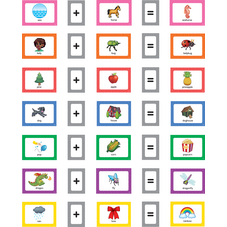 Compound Words Pocket Chart Cards