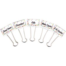 Confetti Classroom Management Large Binder Clips