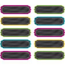 Chalkboard Brights Labels