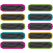 Chalkboard Brights Labels