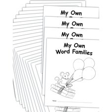 My Own Books: My Word Families Book, 25 Pack