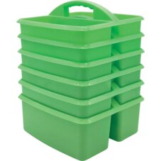 Mint Plastic Storage Caddies 6-Pack