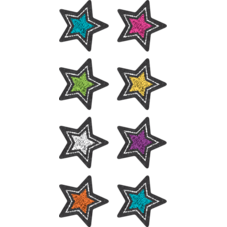 Chalkboard Brights Stars Mini Stickers