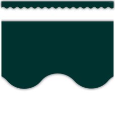 Hunter Green Scalloped Border Trim