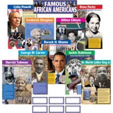 Famous African Americans Bulletin Board Display Set