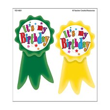 Birthday Ribbons Wear 'Em Badges