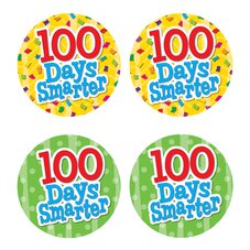 100 Days Smarter Wear 'Em Badges