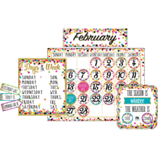 Confetti Calendar Bulletin Board Display