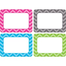 Chevron Name Tags/Labels - Multi-Pack