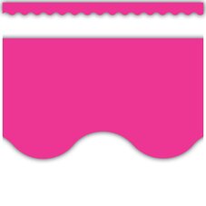 Hot Pink Scalloped Border Trim