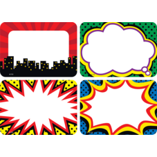 Superhero Name Tags/Labels - Multi-Pack