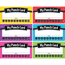 Polka Dots Punch Cards