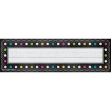 Chalkboard Brights Flat Name Plates