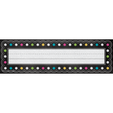 Chalkboard Brights Flat Name Plates