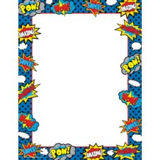 Superhero Computer Paper