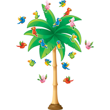 Tropical Trees Bulletin Board Display Set