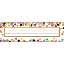 Confetti Flat Name Plates