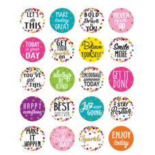 Confetti Words to Inspire Planner Stickers