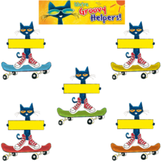 Pete the Cat Groovy Classroom Jobs Mini Bulletin Board