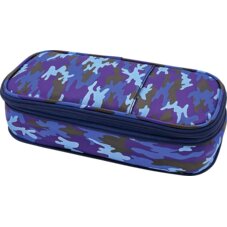 Blue Camo Pencil Case